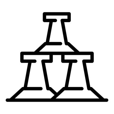 Metalurji yol engelleme simgesi, özet biçimi