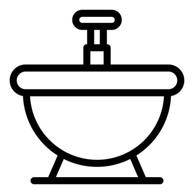 Daire bidet simgesi, özet biçimi