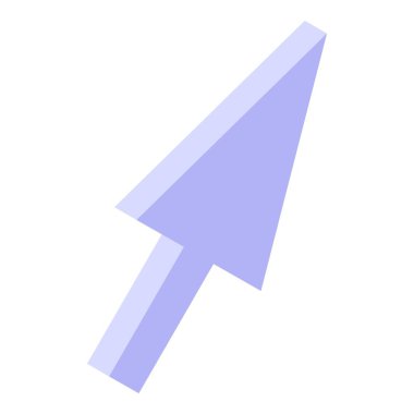 Özel eğitim pc imleç simgesi, izometrik biçim