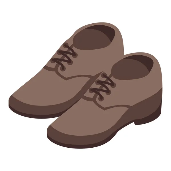 Shoe repair icon, isometric style — Stock Vector