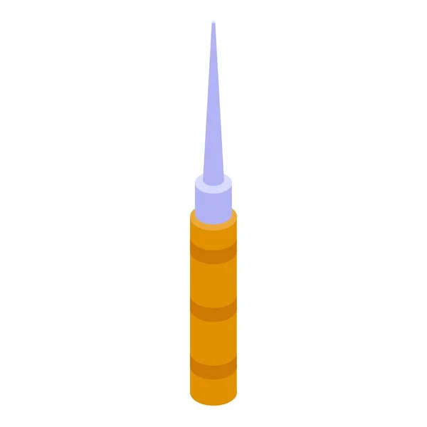 Schoenreparatie lijm pictogram, isometrische stijl — Stockvector