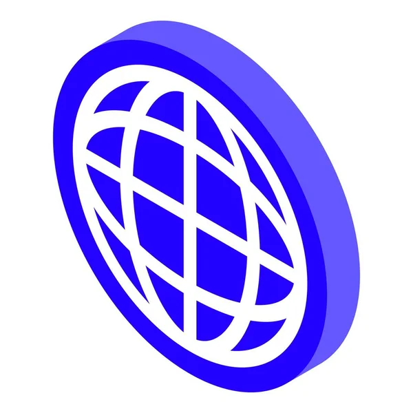 Globální průlomová ikona, izometrický styl — Stockový vektor