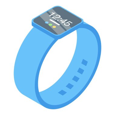 Smartwatch işletim sistemi simgesi, izometrik biçim