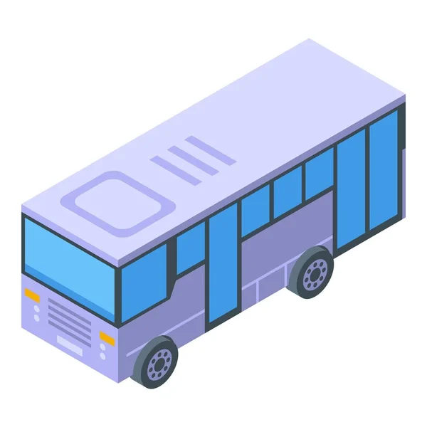 Bus icon, isometric style — Stock Vector