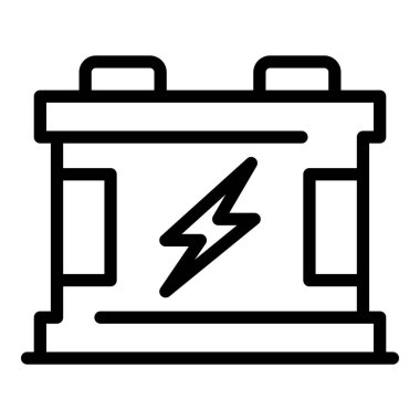 Araba aküsü simgesi, özet biçimi