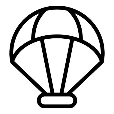 Spor paraşüt simgesi, taslak biçimi