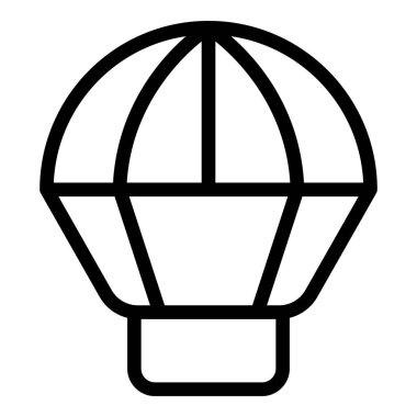 Ekstrem paraşüt simgesi, özet biçimi