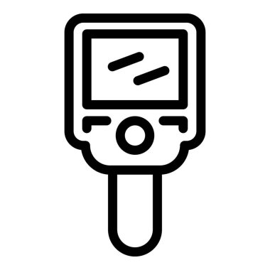 Elektronik termal görüntü simgesi, özet biçimi