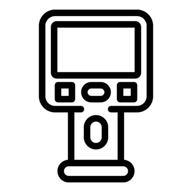 Jeodetik termal görüntü simgesi, özet biçimi