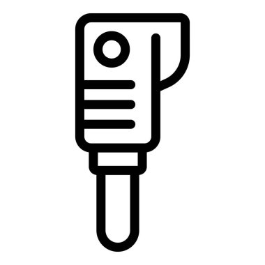 Sıcaklık termal görüntüleyici simgesi, özet biçimi