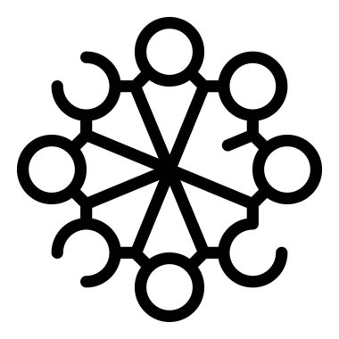 Çember hormonları simgesi, özet biçimi