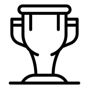 Güreş kupası simgesi, taslak biçimi