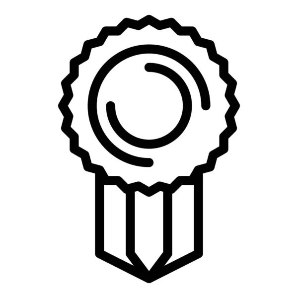 Icono de recompensa, estilo de esquema — Vector de stock