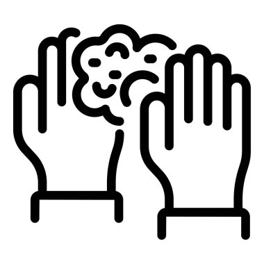 Eller hijyen simgesi, taslak biçimi