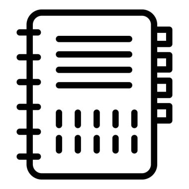 Not defteri simgesi, özet biçimi