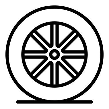 Otomobil tekeri simgesi, taslak biçimi