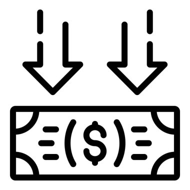 Yatırım dolar simgesi, özet biçimi