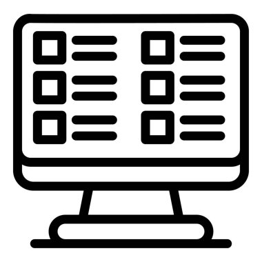 Kontrol listesi simgesi, özet biçimi