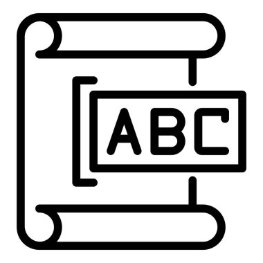 Ayrıntılı eğitim kağıdı simgesi, özet biçimi