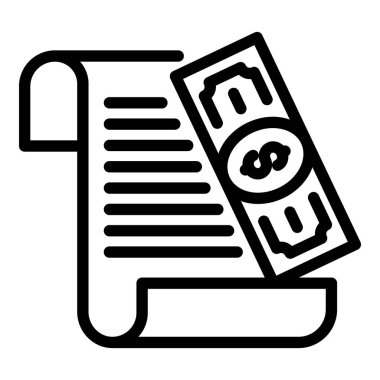 Finans yardımı para simgesi, özet biçimi