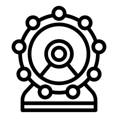 Dönme dolap simgesi, taslak biçimi