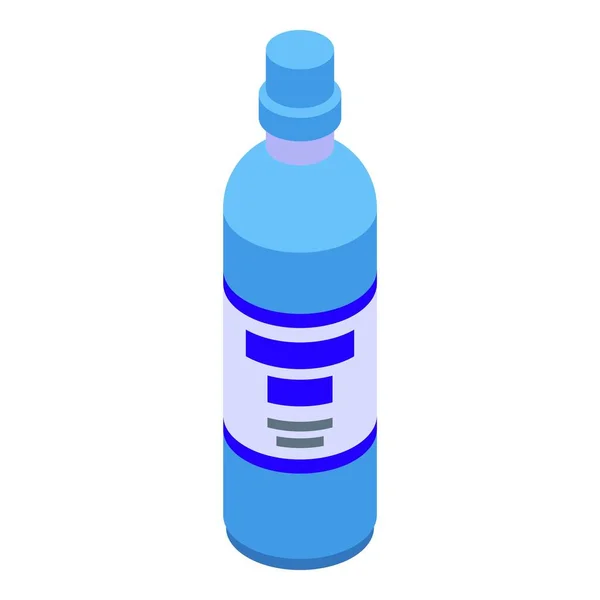 Иконка для мойки бутылки, изометрический стиль — стоковый вектор