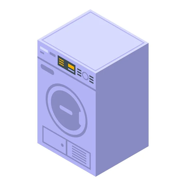 Ícone automático do secador de roupa, estilo isométrico —  Vetores de Stock