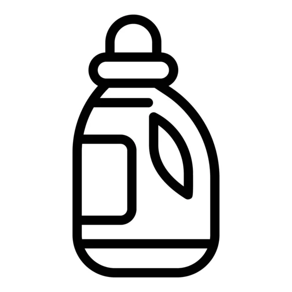 Washing solution icon, outline style — Stock Vector