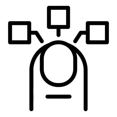 Parmak güvenliği simgesi, özet biçimi