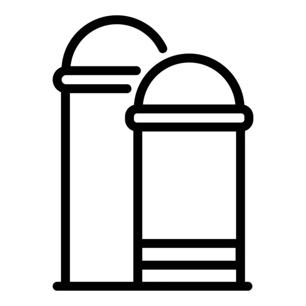 Bodendünger-Symbol, Umriss-Stil — Stockvektor