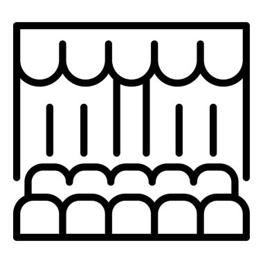 Bale salonu simgesi, taslak biçimi