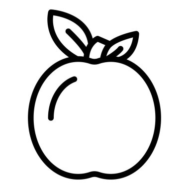 Elma meyve simgesi, taslak biçimi