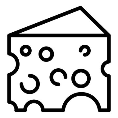 Peynir dilimi simgesi, taslak biçimi