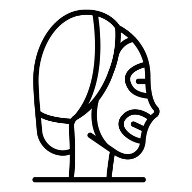 Kırışıklıklar kozmetoloji kabuk soyma simgesi, özet biçimi