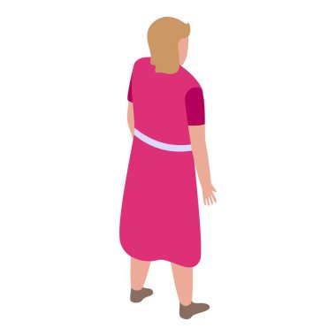 Huzurevi anne ikonu, izometrik stil