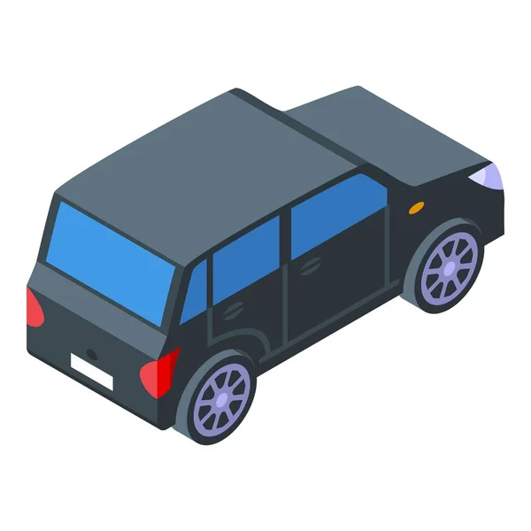 Driving school vehicle icon, isometric style — Stock Vector