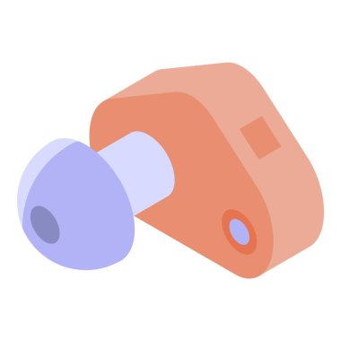 Kulak implantı simgesi, izometrik biçim