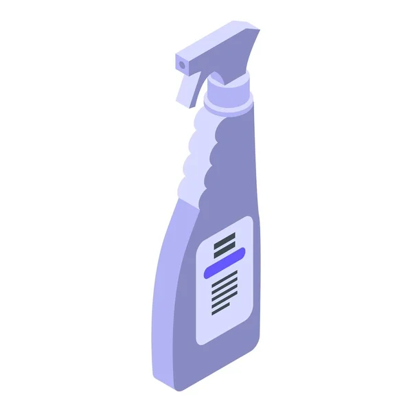 Icona di disinfezione spray pulito, stile isometrico — Vettoriale Stock