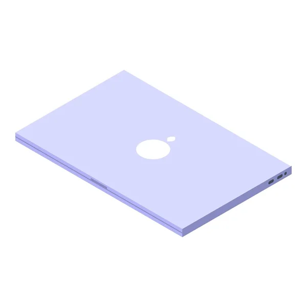 Ψηφιακή detoxing laptop icon, ισομετρικό στυλ — Διανυσματικό Αρχείο