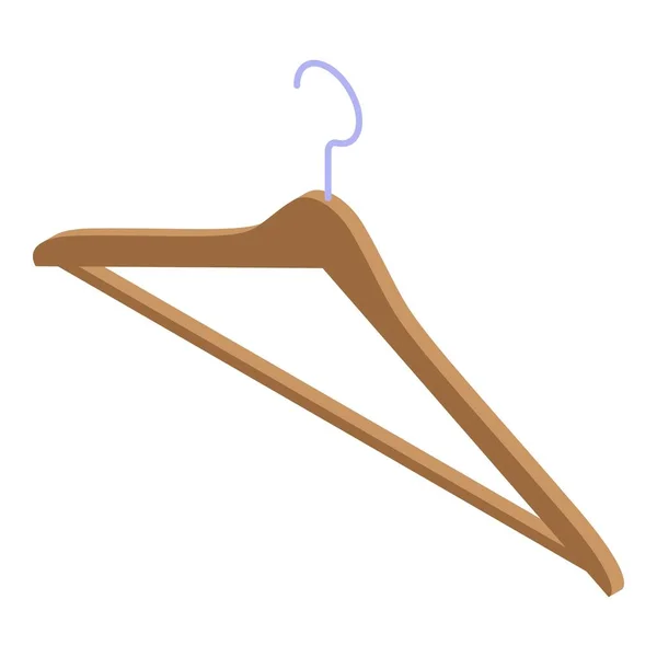 Clothes hanger icon, isometric style — Stock Vector