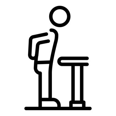 Özürlü adam simgesi, taslak biçimi