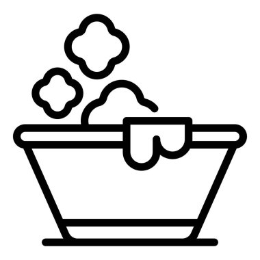 El yıkama kovası simgesi, taslak biçimi