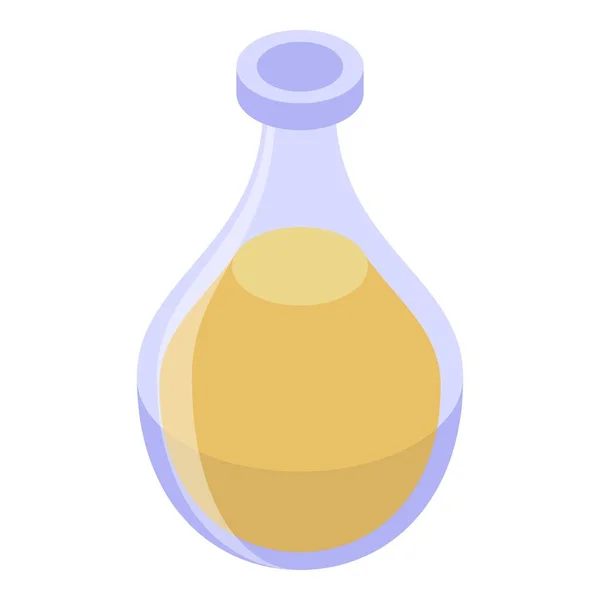 Icône de flacon d'huiles essentielles, style isométrique — Image vectorielle