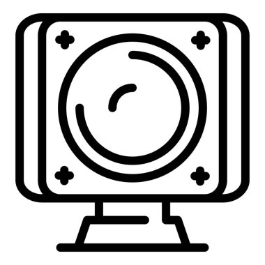 Ev web kamerası simgesi, özet biçimi