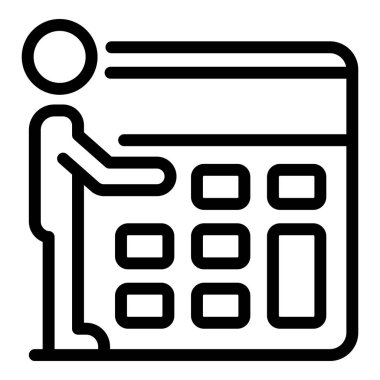 Ev hesap makinesi simgesi, özet biçimi