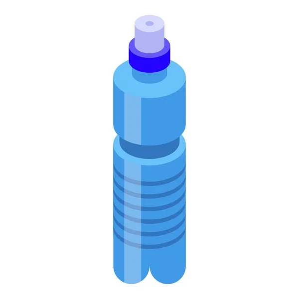 Inicio formación icono botella de agua, estilo isométrico — Archivo Imágenes Vectoriales