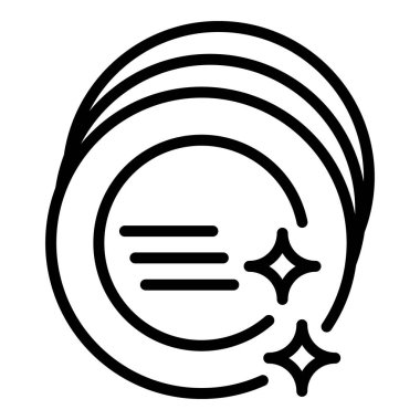 Temiz tabak simgesi, taslak biçimi