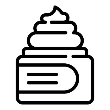 Emzirme kremi simgesi, taslak biçimi