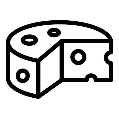 Yuvarlak peynir simgesi, taslak biçimi