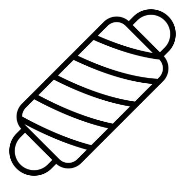 Temizleme bezi simgesi, taslak biçimi